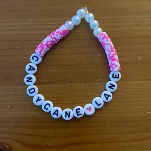 Candy-cane lane bracelet